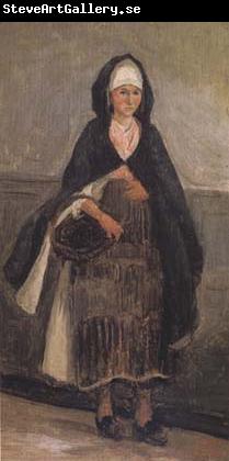 Jean Baptiste Camille  Corot Femme de Pecheur de Dieppe (mk11)